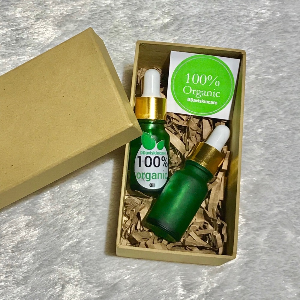 💕Organic Face Oil Hempseed Set Aloe Vera gel 10ml